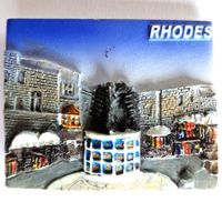 Rhodos Kühlschrankmagnet, Souvenir von Griechenland, Neu!