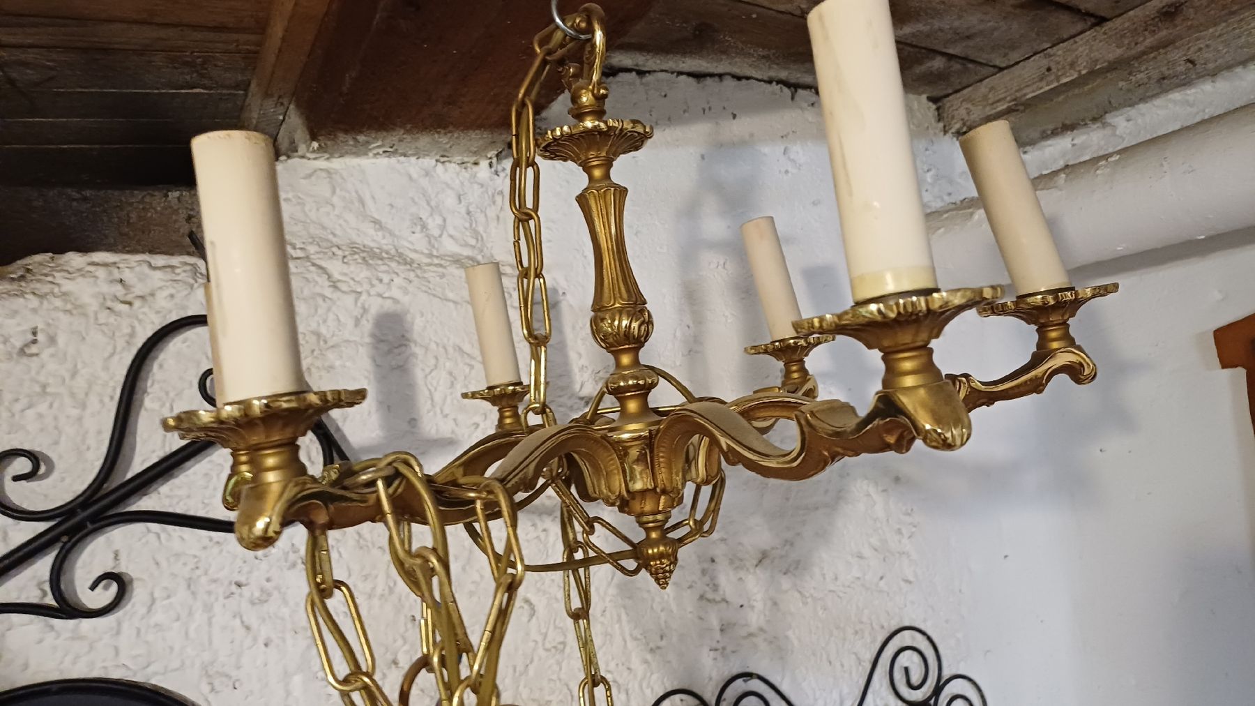 Lampadari & plafoniere: Schöner Messing Leuchter – Usato da Flawil venduto da Pinkmalibu 5