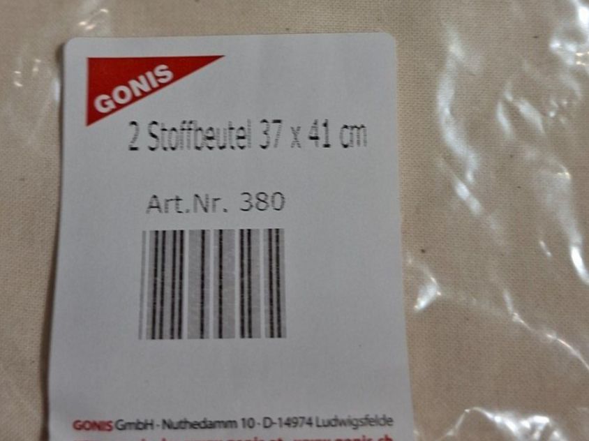 Gonis Kit bricolage: Stoffbeutel – Nuovo e nell'imballaggio originale da Bretzwil venduto da eri_2gck 2