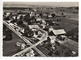 VUISTERNENS devant ROMONT FR - La gare - vue aérienne