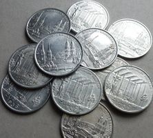 Lot von alten 12 Stück Alu-Medaillen Landi 1939