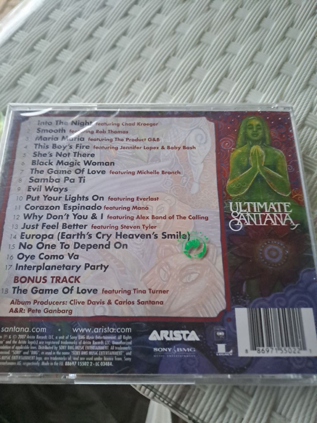CD: CD  SANTANA "Ultimate Santana"  Arista NEU – Nuovo e nell'imballaggio originale da Uetendorf venduto da Essiggurken 1