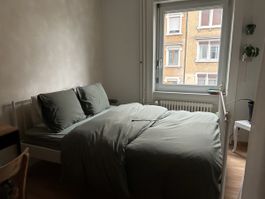 IKEA  Bed Frame with Slats, Queen Size, White