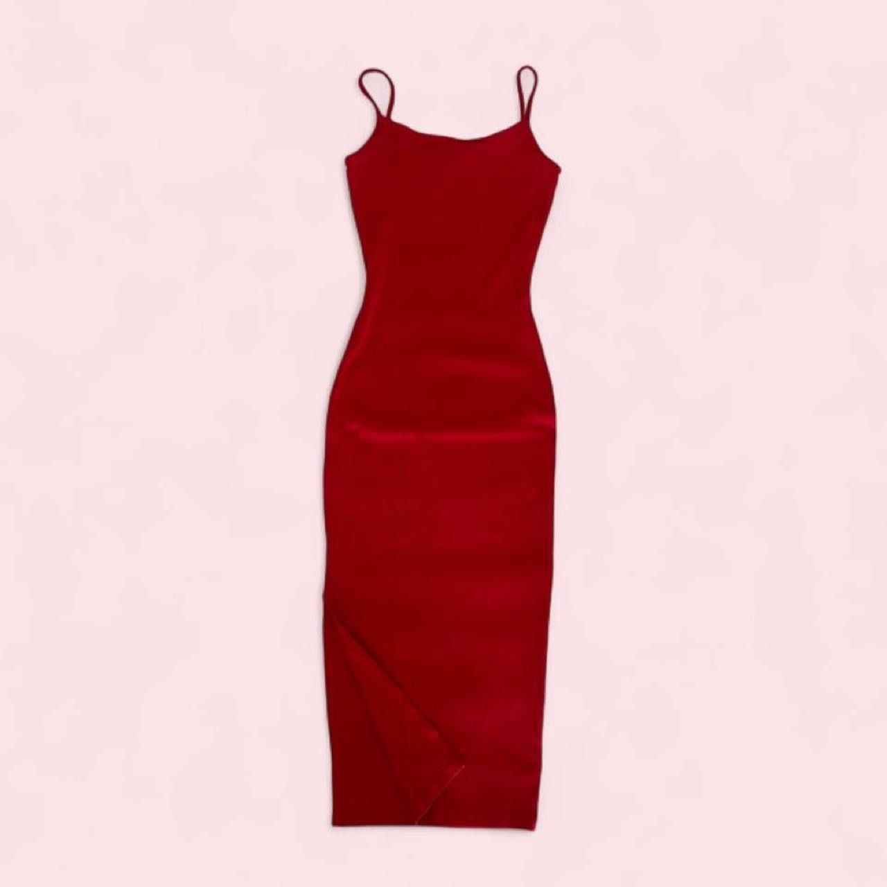 Vestiti: rotes bodycon Kleid mit Schlitz xs 34 – Nuovo (secondo la descrizione) da Stäfa venduto da Schatztruhe05 1