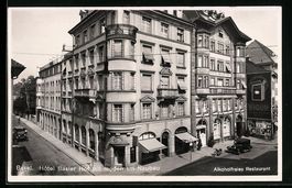Basel, Ansicht des Hotel Basler Hof mit 
