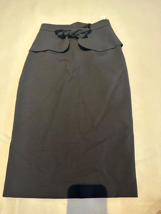 Jupe crayon noire avec noeud ZARA , T.XS Kaufen auf Ricardo
