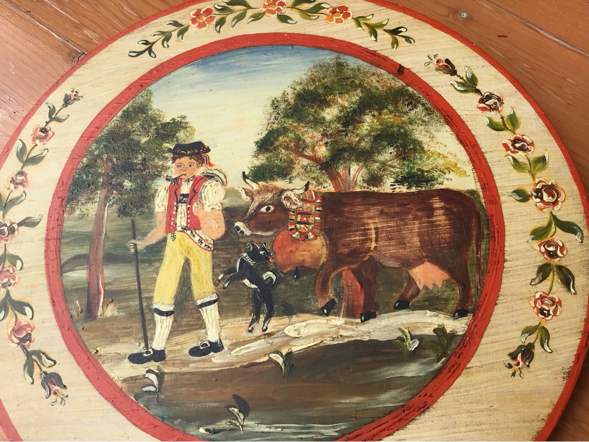 Servierplatten: Senntumsbödeli signiert MS 46 ca. 27cm – Gebraucht aus Bazenheid von jud_wk8k 2