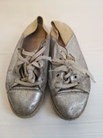 🤩GEOX ESPADRILLES-SNEAKER SILBER, GEBRAUCHT DURCHGELAUFEN