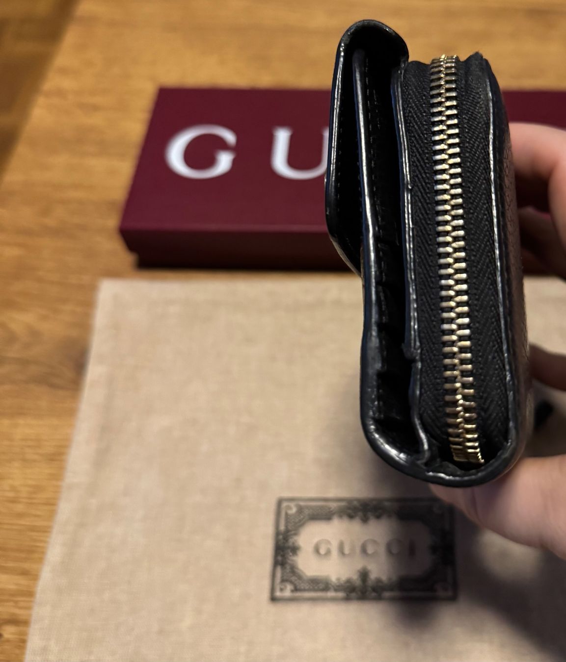 Gucci Portamonete: Gucci Leder Portemonnaies – Usato da Herzogenbuchsee venduto da zukerka 6