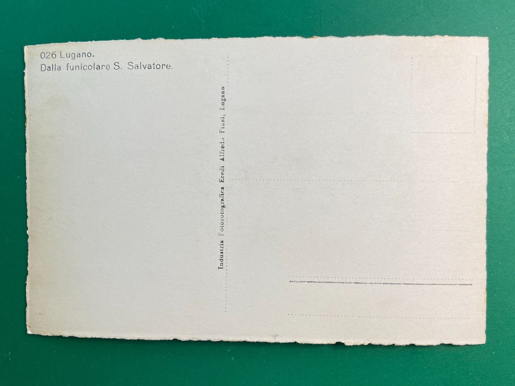 Cartoline postali: Lugano, Dalla funicolare S. Salvatore – Usato da Steg VS venduto da danwer74 1