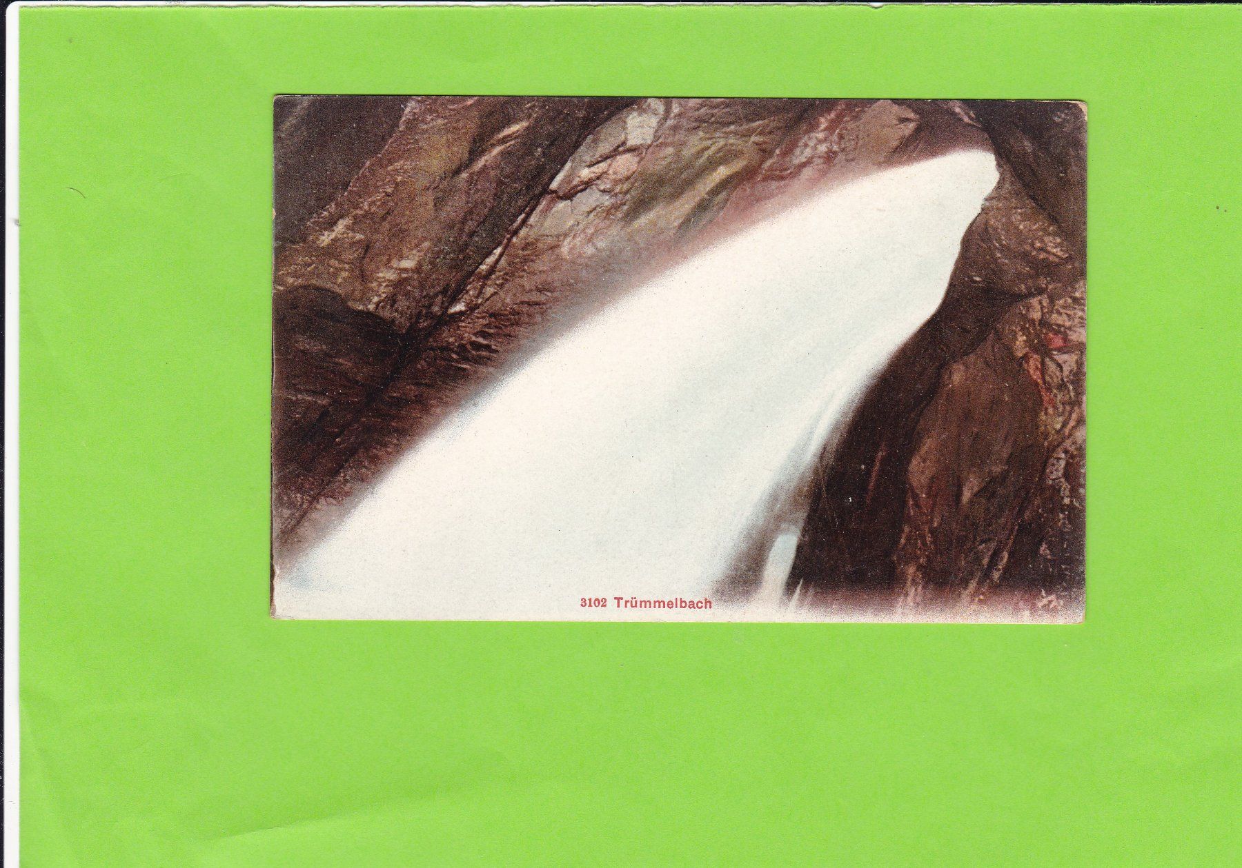 Cartoline postali: Trümmelbach – Usato da St. Peterzell venduto da neckertal