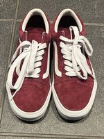 Vans Schuhe Wildleder bordeaurot