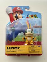 Super Mario Lemmy Figur mit Zauberstab.
