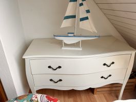 Weisse Kommode Shabby Chic Vintage Landhausstil