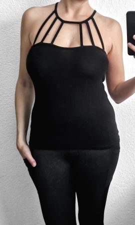 Top, Shirt, Oberteil, neckholder, party, t-shirt, lascana