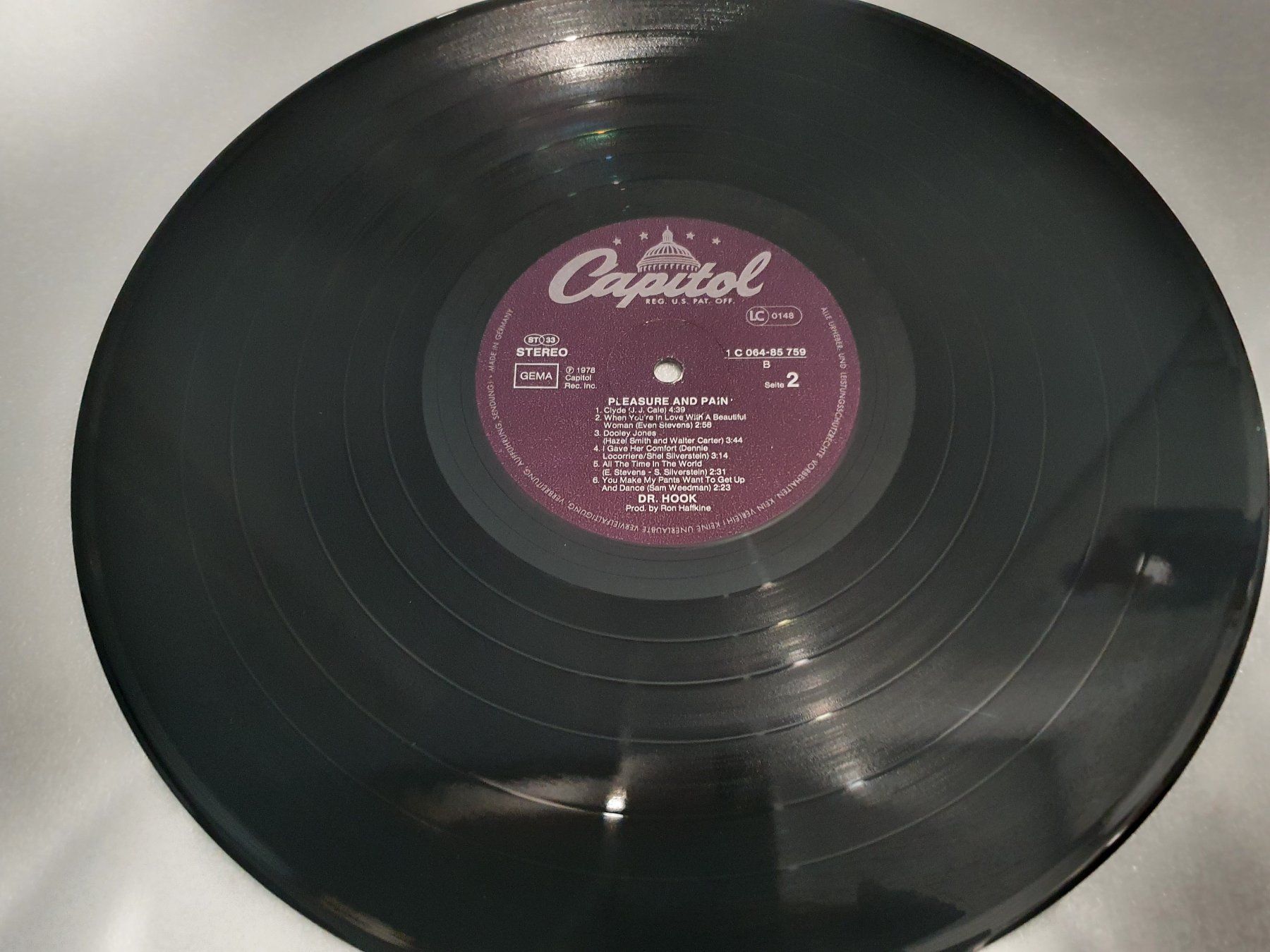 Dischi in vinile: Dr. Hook – Pleasure & Pain – Usato da Uster venduto da Vinyl-Leidenschaft 7