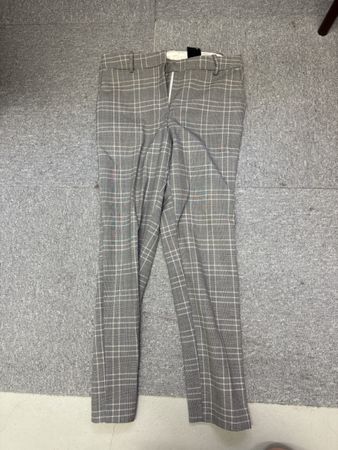 karrierte h&m stoffhose, grösse 38