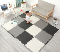 12 Bébé puzzles tapis mousse 60cmx60cmx1.2cm(ep)