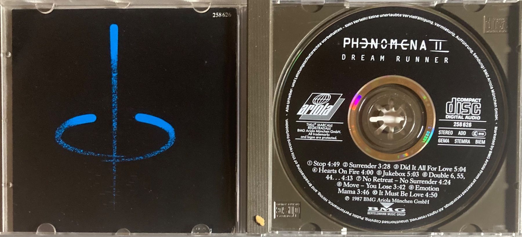 CD: PHENOMENA II - DREAM RUNNER – Usato da Poliez-Pittet venduto da Newtown-Records 2