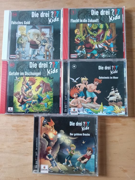 5 CDs Die drei Fragezeichen kids (Gebraucht) in Hellikon für CHF 15 ...