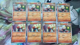 Pokemon Sammelkarten Kickerlo 8 Stk🇩🇪 neuwertig MEG & ASC