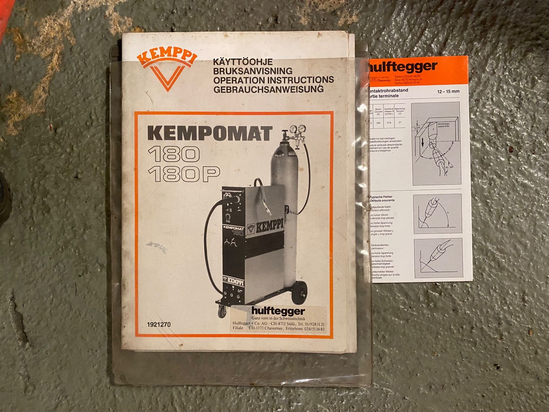 Kemppi Postes à souder: Schweissanlage von Kemppi  – D'occasion à Hägglingen par Karin0802 8