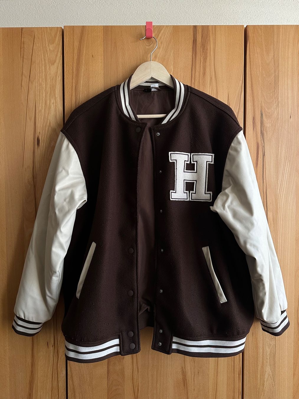 H&M Giacche: Baseballjacke, Gr. M, Top Zustand! Braun – Usato da Schlieren venduto da car_2bwb