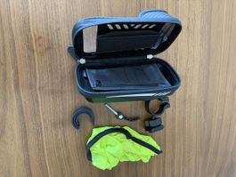New Bike Handlebar Bag Set w/ Phone Mount & Rain Cover