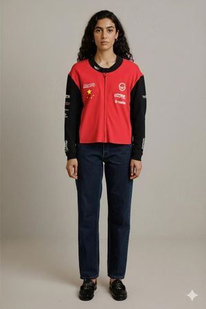 Yamaha Rennjacke - Chinesisches Team Motorsport Reißverschlu