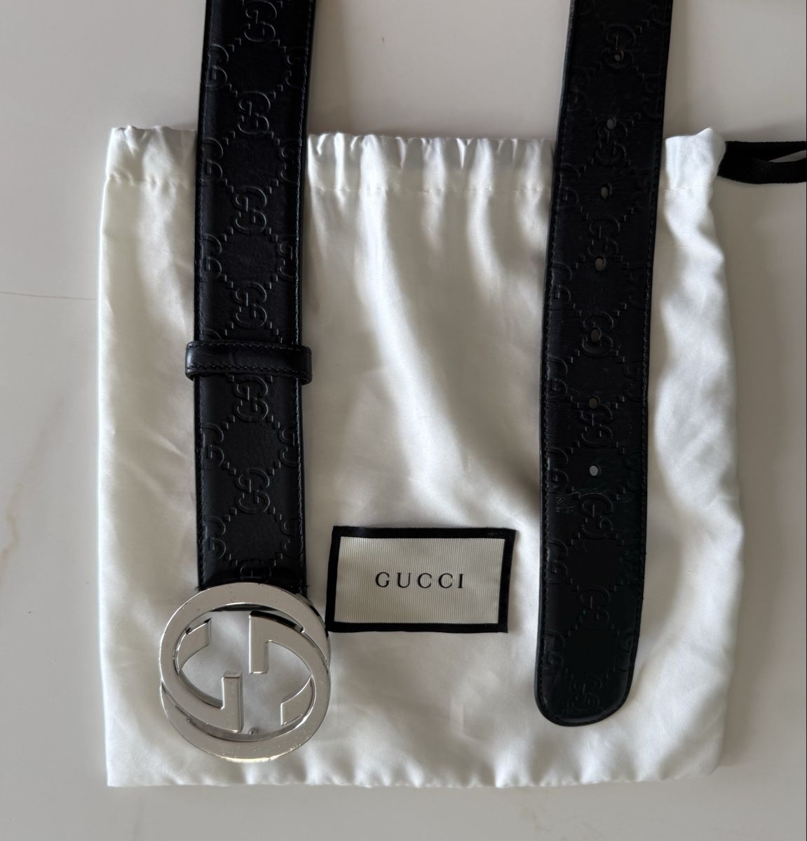 Gucci Cinture: Gucci Ledergürtel Schwarz  Gr 105 – Usato da Ennetbaden venduto da WatchGuy 2