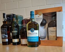 Talisker, Glenfiddich, Singleton, Aberlour, kleine Sammlung