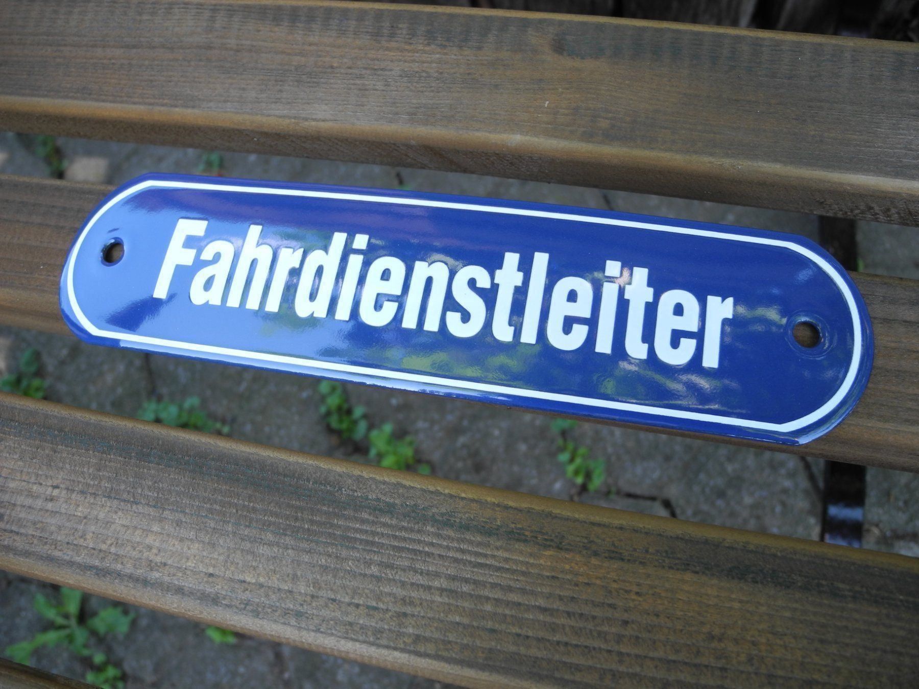 SBB/CFF/FFS Insegne: FAHRDIENSTLEITER  EMAILSCHILD – Nuovo (secondo la descrizione) da Reinach AG venduto da Huckleberrysix 1