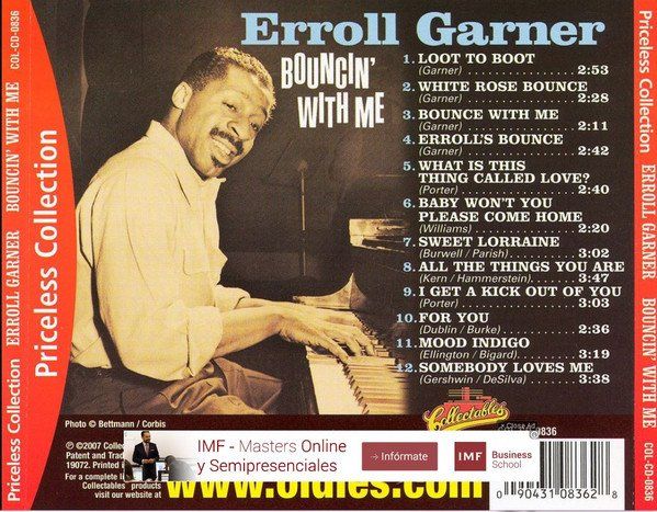 CDs: Erroll Garner – Bouncin' With Me – D'occasion à St.Gallen par jalamusic 1