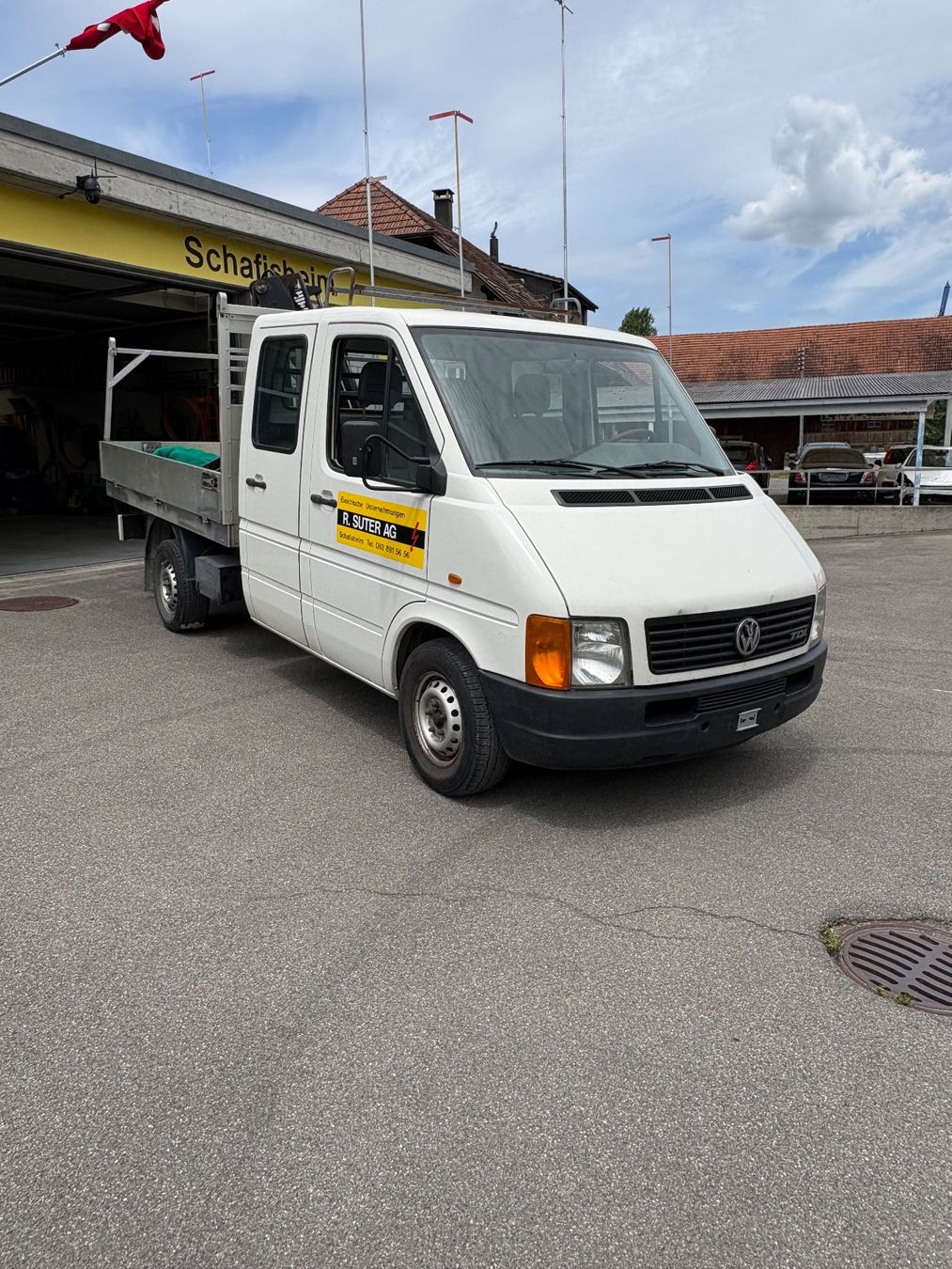 VW Nutzfahrzeuge: VW LT mit Kran ab Platz – Gebraucht aus Schafisheim von dan_rtk6 3