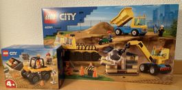 LEGO City Baustelle 60391+60454, Neu ungeöffnet!