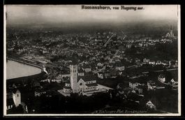 AK Romanshorn, Totalansicht vom Flugzeug aus