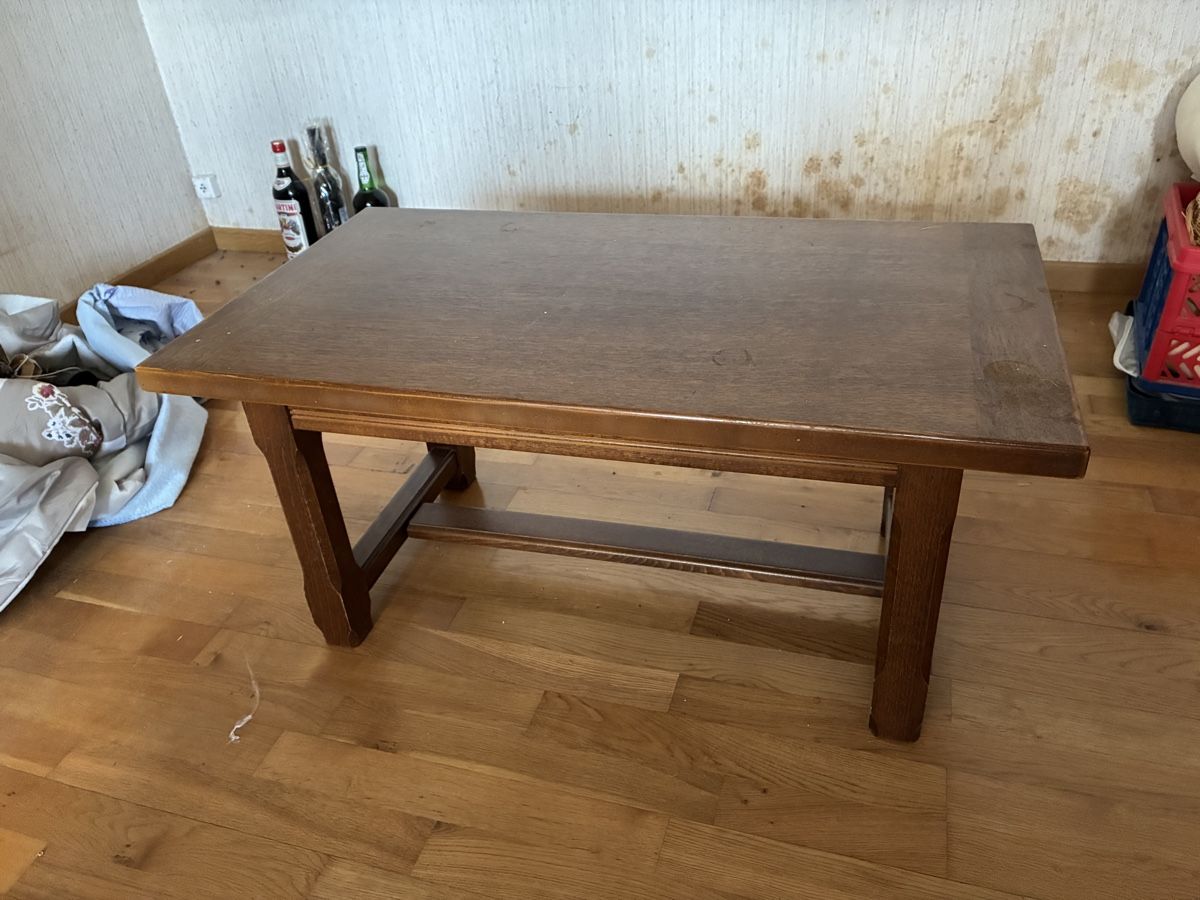 Tische: Table basse en bois vintage – Gebraucht aus Chermignon-Bas von Looping78 1