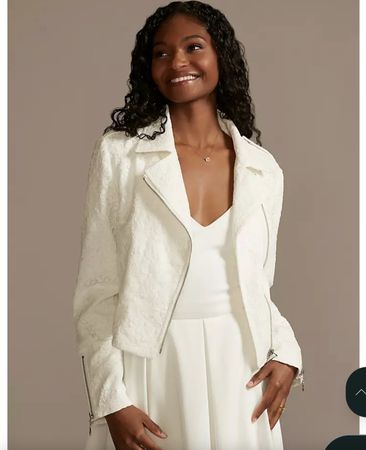 DB Studio lace biker jacket. Size M. Spring glam!