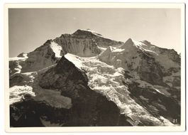 Fotografie Blick auf den Jungfrau Gletsc