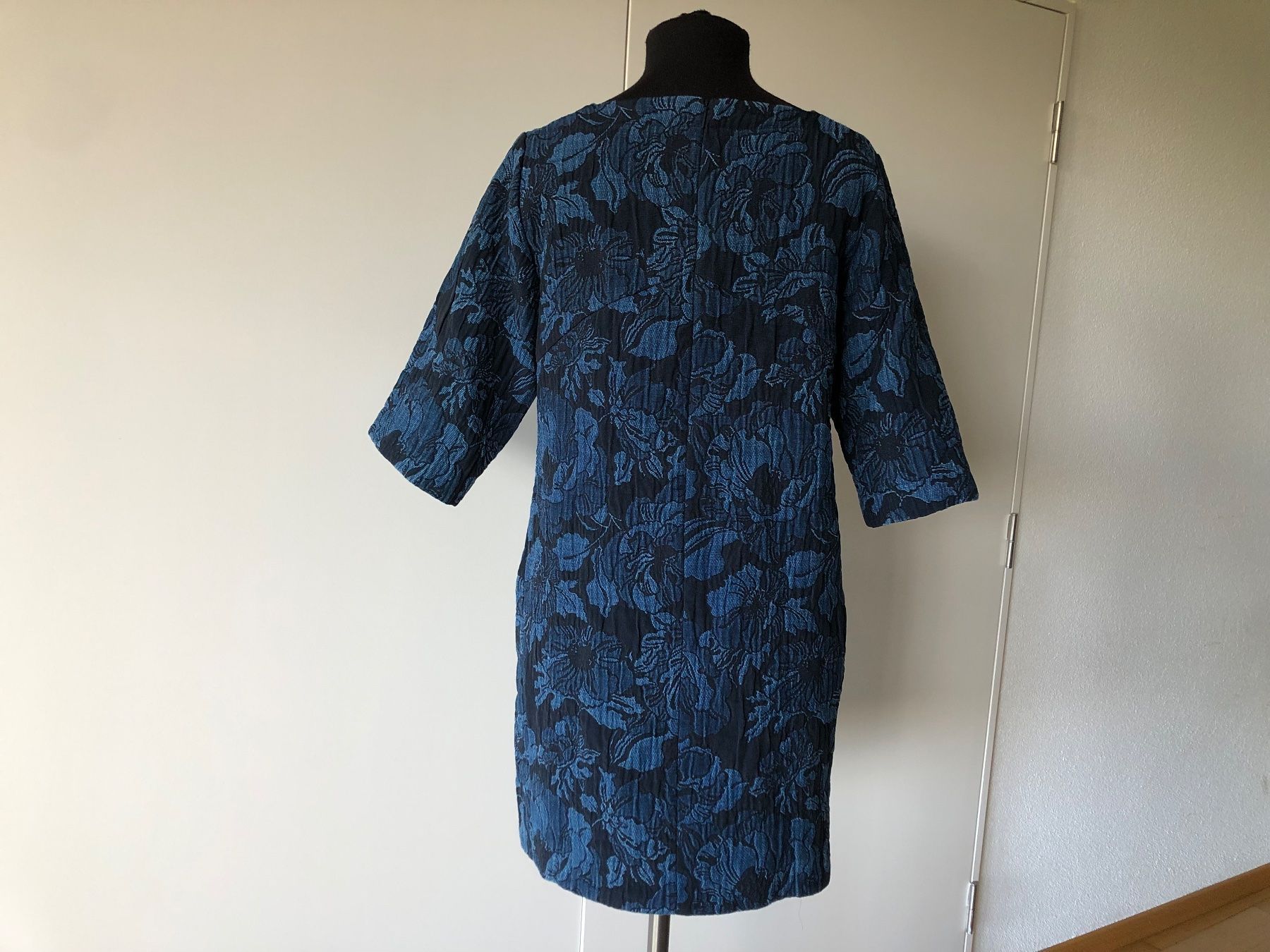 Mango Kleider: MNG Kleid Blau Wunderschöner Stoff! Gr M – Gebraucht aus Bern von Etzy 5
