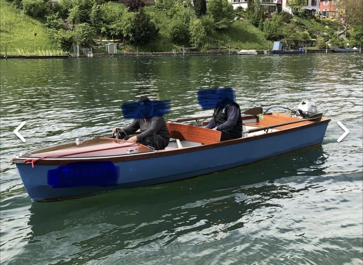 Mändli Boote: Mändli Fischerboot mit 6 Ps Aussenborder – Gebraucht aus Neuhausen von Buda8