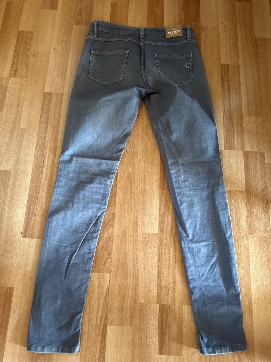 Please Jeans Hosen: Please Jeans, Gr. S, grau einf. Bundweite 37 cm – Gebraucht aus Wald AR von Jakusi95 1