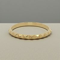 Edelstahl Ring gelbvergoldet Ringgrösse 58