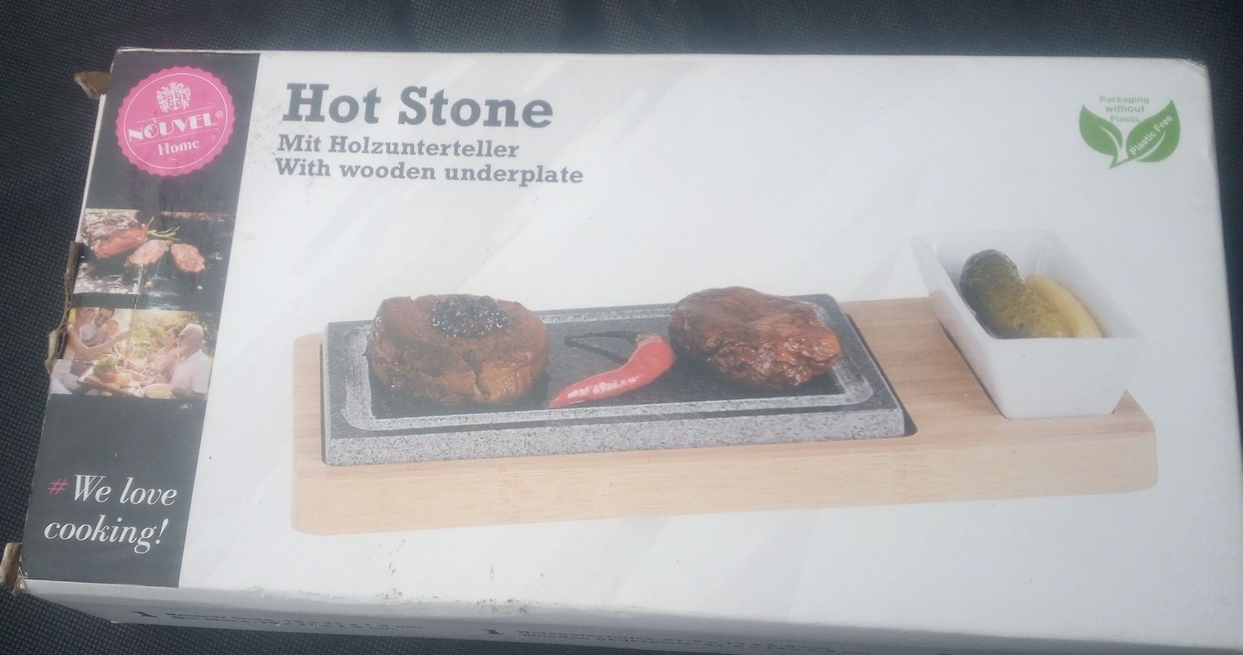 Elettrodomestici da cucina: Nouvel Hot Stone Set, neu – Nuovo e nell'imballaggio originale da Luzern venduto da toenu23