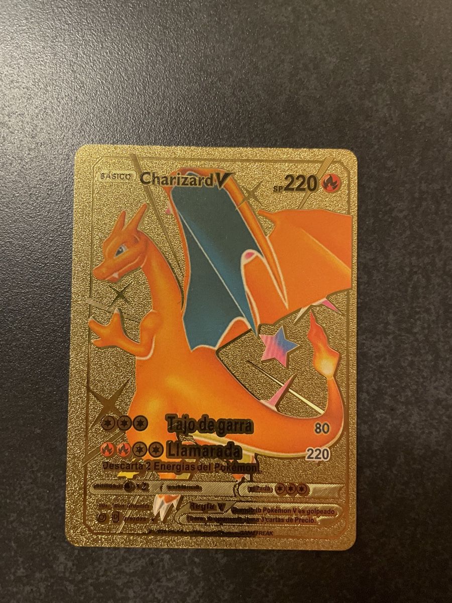 Pokémon Sammelbilder & Trading cards: Charizard V gold 2020 – Gebraucht aus Steinhausen von