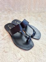 NEXT SANDALE SANDALETTEN FLIP FLOPS 37 LEDER SCHUHE SCHWARZ