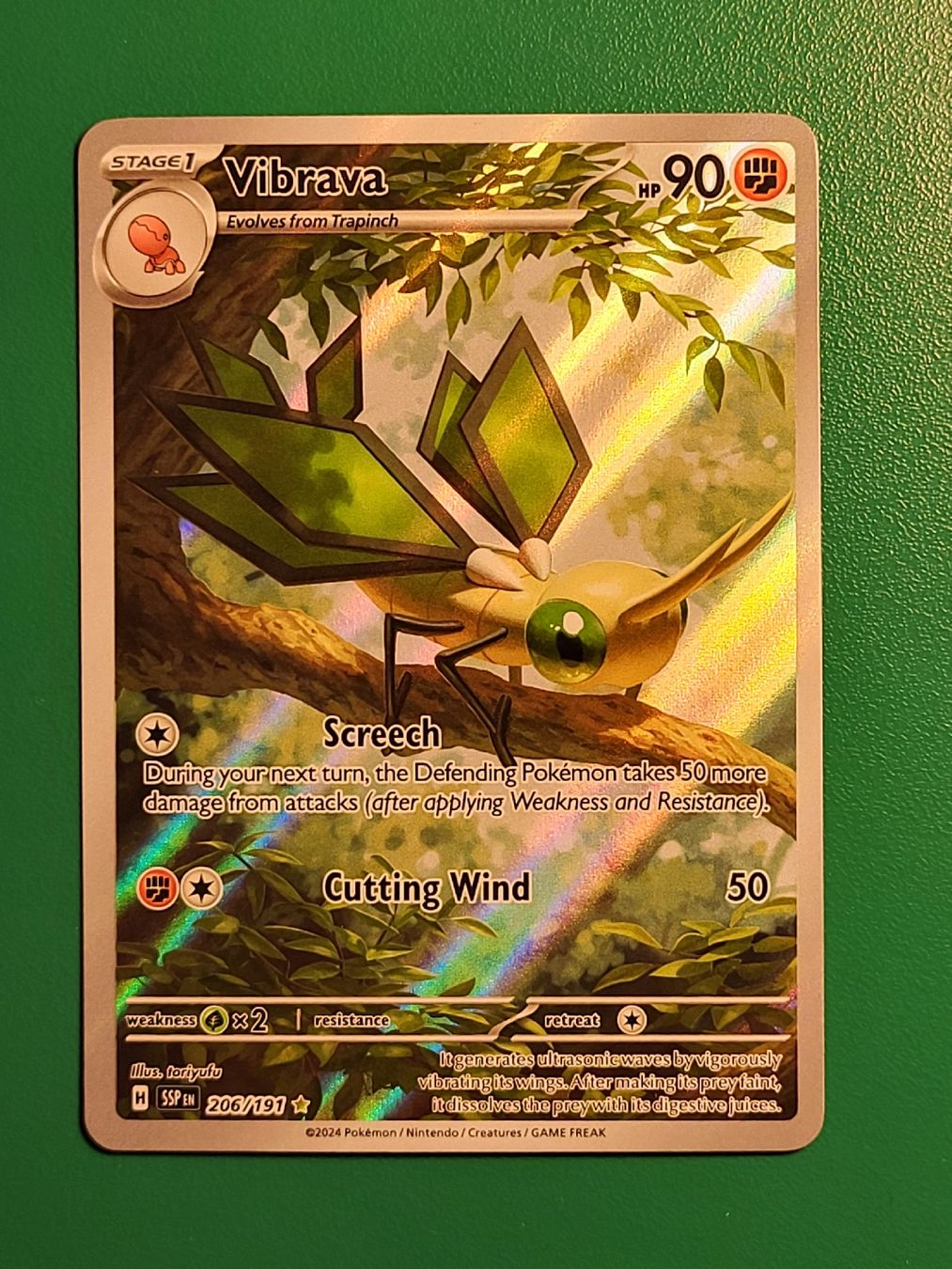 Pokémon Carte collezionabili: 🇬🇧 Vibrava 206/191 – Usato da Grindelwald venduto da lego9