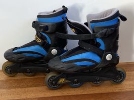 Inline Skates K2 Express Jr schwarz blau Grösse 35.5-38