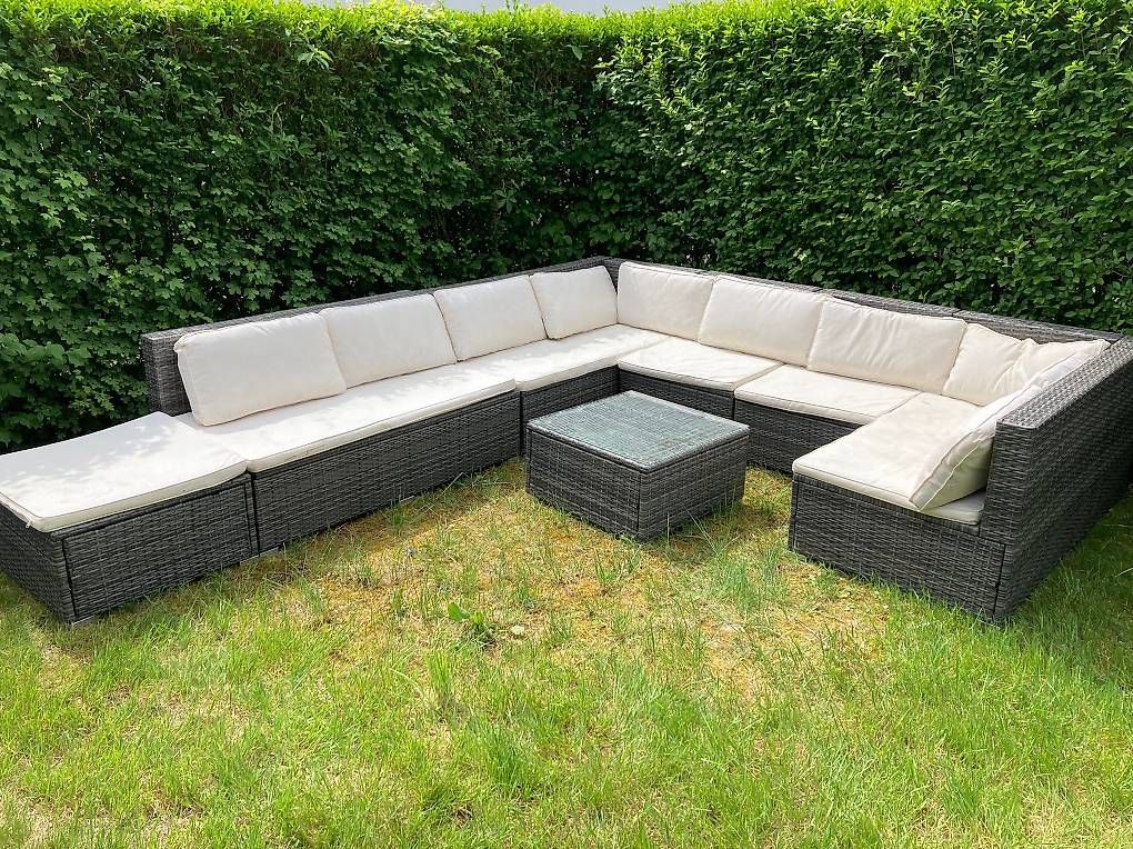 Divani: Grosse Garten Rattan Lounge – Usato da Cham venduto da Knipper172