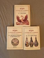 Lot complet de 3 livres Rébis  Séverin Lobanov  Alchimie
